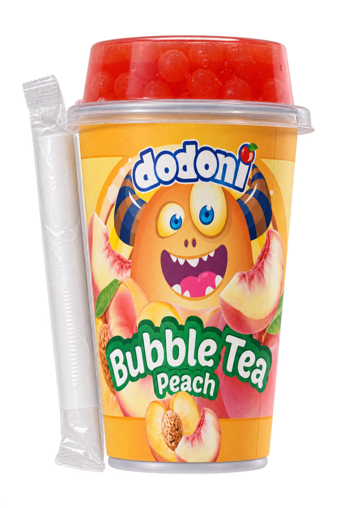 Dodoni Bubble Tea Peach — product cup