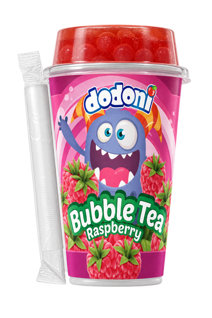 Dodoni Bubble Tea Raspberry — product cup