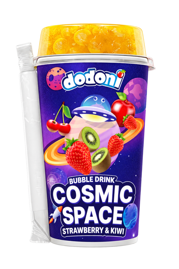 Dodoni Bubble Drink Cosmic Space — strawberry & kiwi