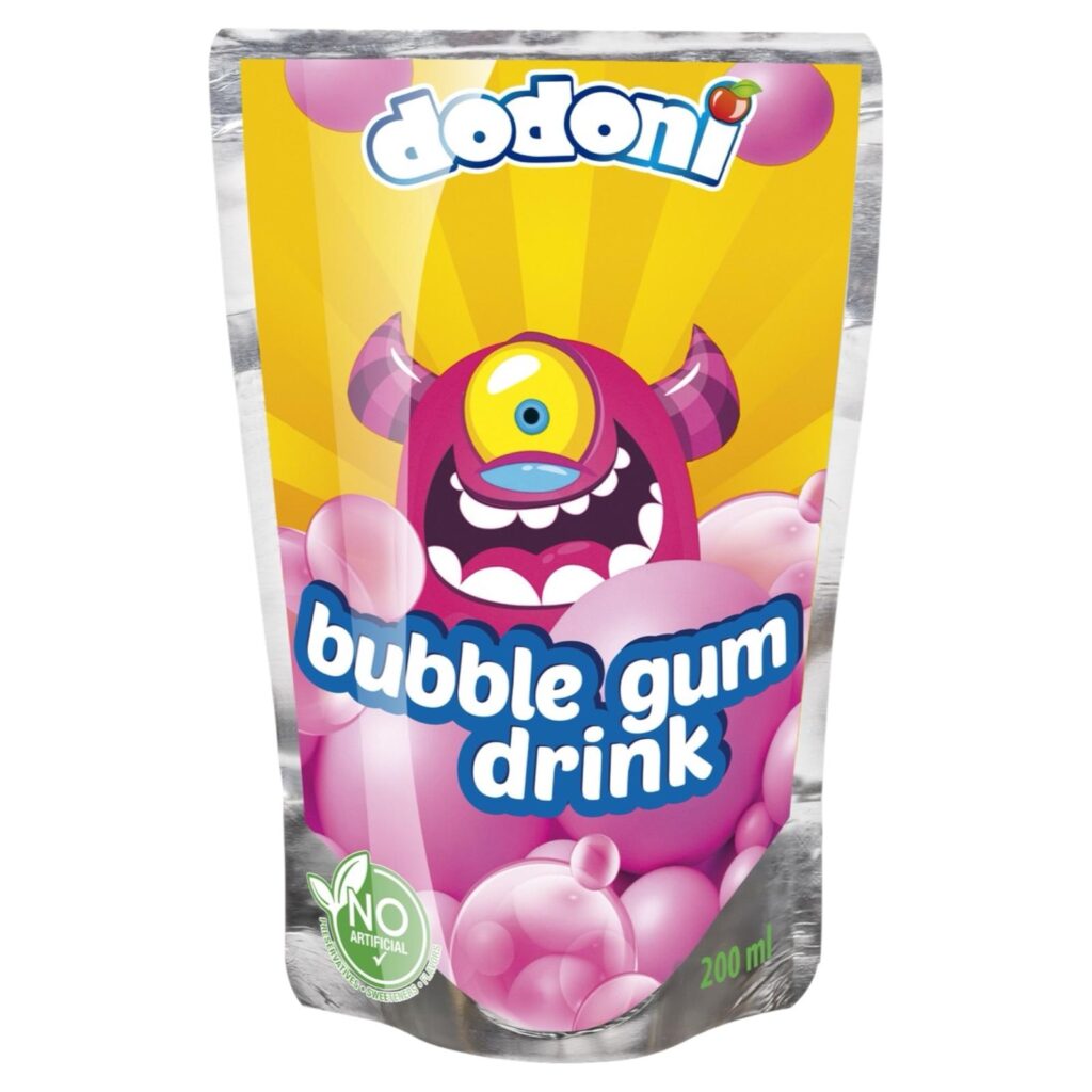 Dodoni Bubble Gum — pouch 200 ml