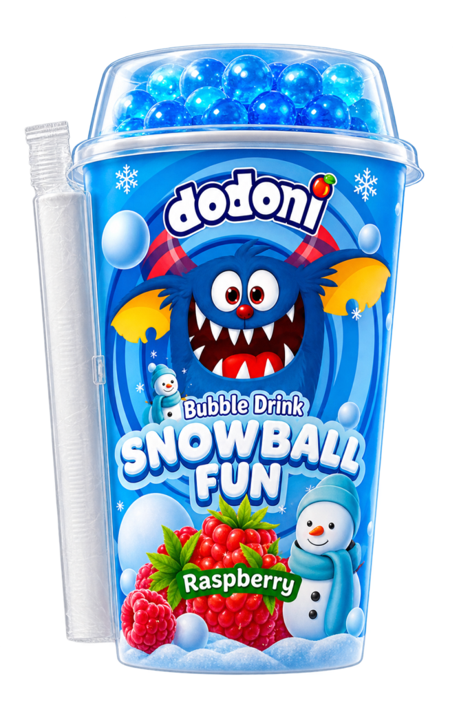 Dodoni Bubble Drink Snowball Fun — Raspberry